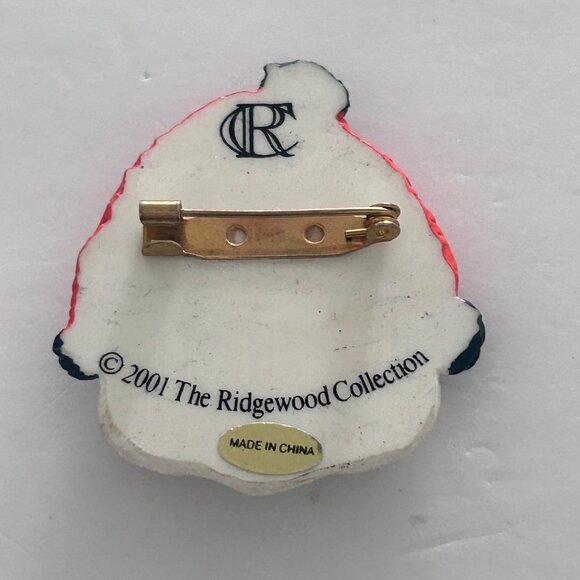 Snowman Hat University of Virginia Logo Ridgewood Collection Lapel Pin Brooch - Picture 3 of 3